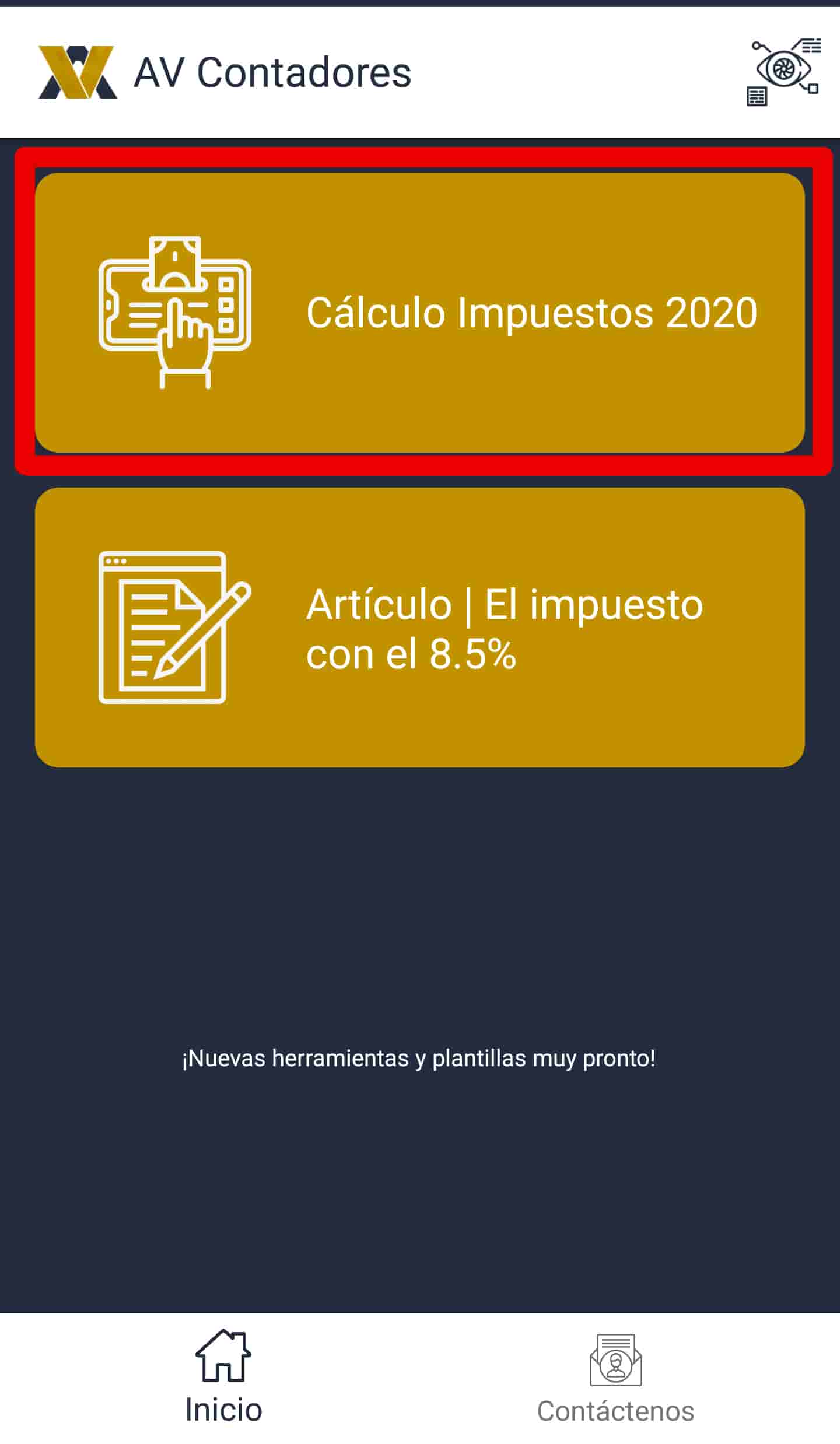 Calculadora tributaria informativa impuestos por pagar SAR Honduras ofrecida por AV Contadores Consultores